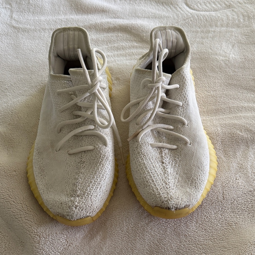 adidas White and Yellow Men's Shoes